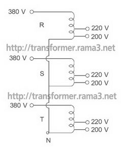 3 เฟส auto transformer